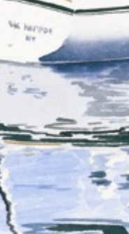 Harbor Reflections (detail view)