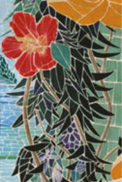 Tropical Mosaic I (detail view)